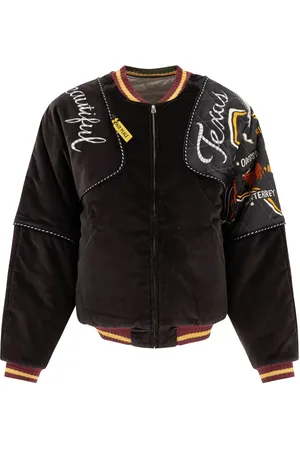 KAPITAL Velvet bomber jacket