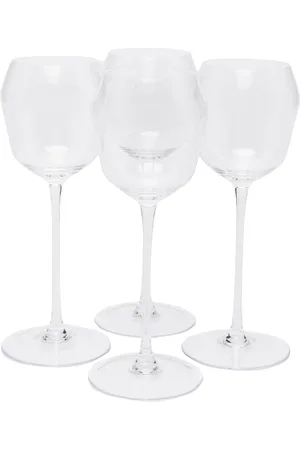 ANN DEMEULEMEESTER Set of four wine glasses
