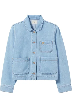 Claudie Pierlot Peter pan-collar denim jacket