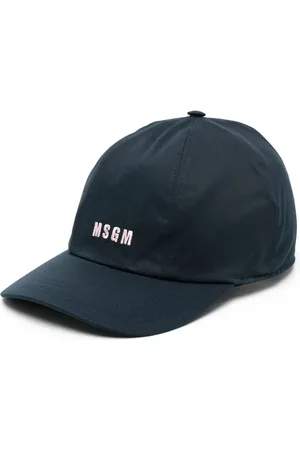 Msgm Logo-embroidered cotton cap