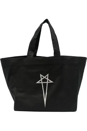 Rick Owens Logo-embroidered tote bag