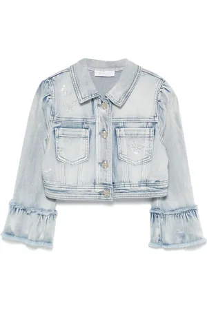 MONNALISA Rhinestone-embellished jacket