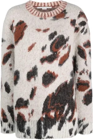 Stella McCartney Horse brushed jaquard jumper