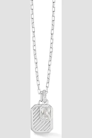 Dower and Hall Octagon Humbug paperclip necklace