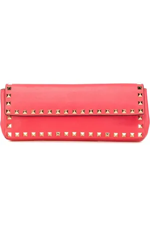 VALENTINO GARAVANI 2000-2017 Nappa Rockstud Bangle clutch bag