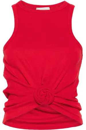 MAGDA BUTRYM Rose knot tank top