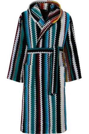Missoni Zigzag-print cotton bathrobe
