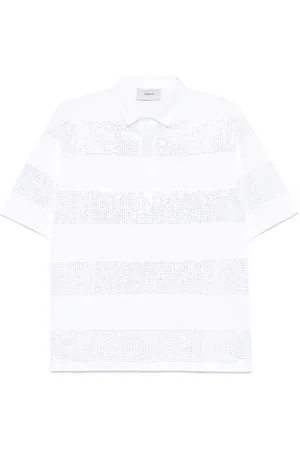 COPERNI Crystal-embellished polo shirt