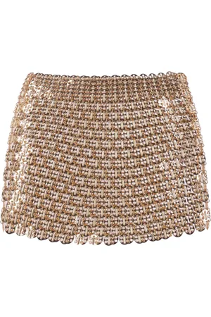 Paco rabanne Medallion-embellished skirt