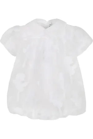 CAROLINE BOSMANS Floral-embroidered dress