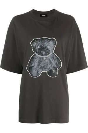 We11 Done Necklace Teddy-print cotton T-shirt