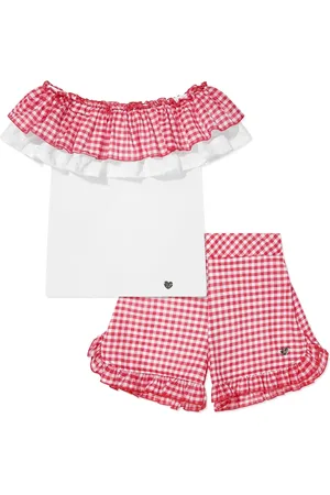 MONNALISA Gingham short set