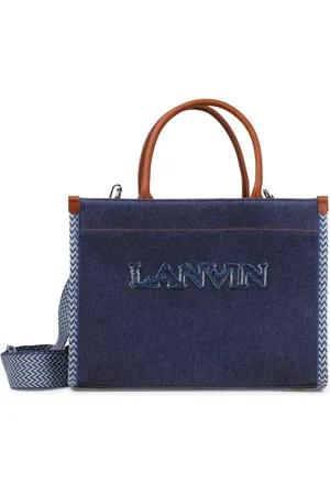 Lanvin Logo-embroidered shoulder bag