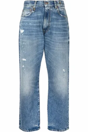 R13 Boyfriend mid-rise straight jeans