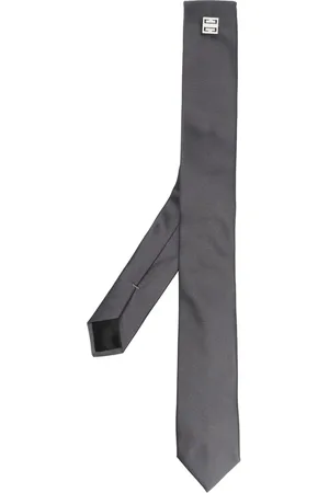 Givenchy Logo-plaque silk tie