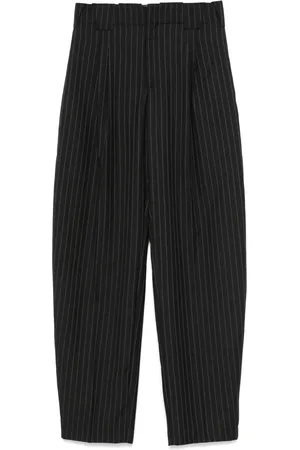 MUGLER Pleated wide-leg trousers