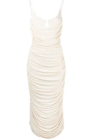 Paris Georgia Slyvie ruched midi dress