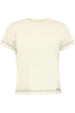 Burberry Logo-embroidered crop top