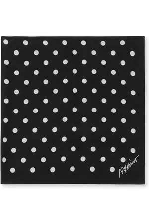 Moschino Polka-dot silk scarf