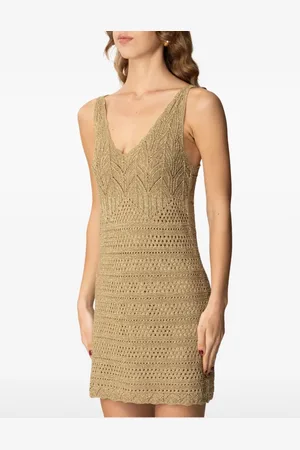 Twin-Set Crochet mini dress