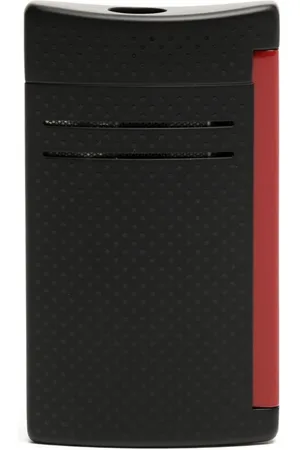 S.T. Dupont Engraved-logo polka dot lighter