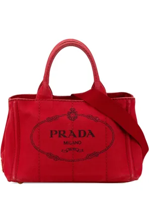 Prada 2017 Small Canapa Logo satchel