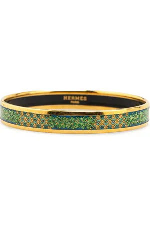 Hermès 20th Century Narrow Cloisonne Enamel Bangle 65 costume bracelet