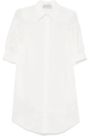 Ermanno Firenze Lace-panels mini dress