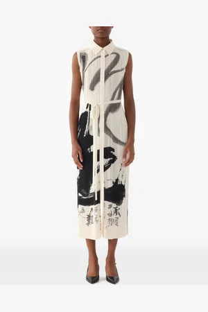 Jason Wu Plissé-effect midi dress