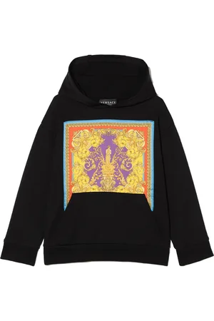 VERSACE Barocco Goddess print hoodie