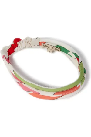 PUCCI Junior Marmo-print headband