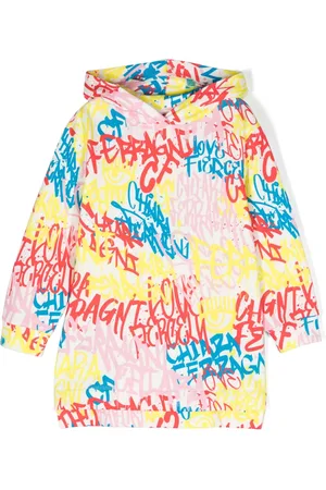 Chiara Ferragni Logo-print hooded dress
