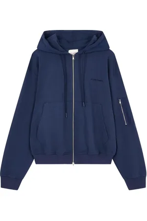 Studio Tomboy Hooded zip-up sweatshirt