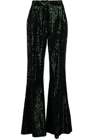 Elie saab Sequinned flared trousers