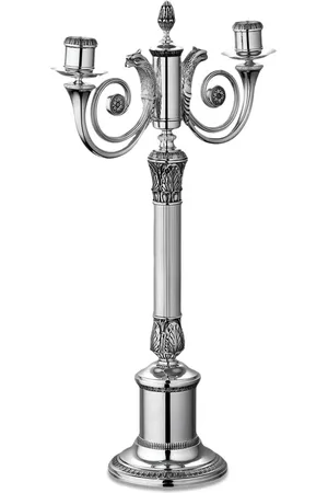 Christofle Malmaison two-light candelabra