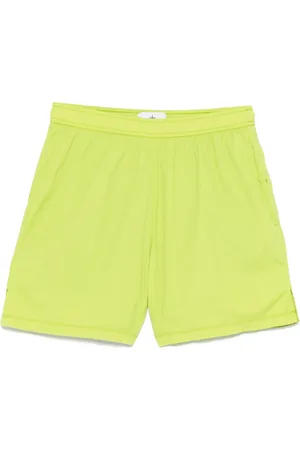 Stone Island Compass-embroidered swim shorts