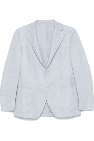 LUIGI BIANCHI MANTOVA Herringbone blazer