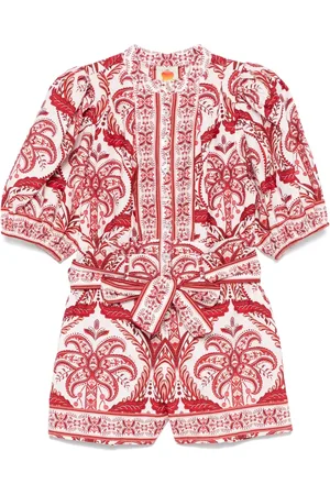 Farm Rio Tropical Cameo romper