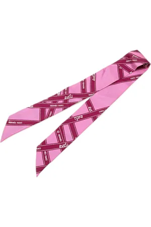 Hermès 20th Century Bolduc Silk Twilly Scarf scarves