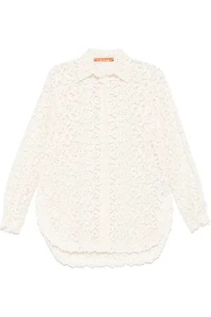 ERMANNO SCERVINO Guipure-lace shirt