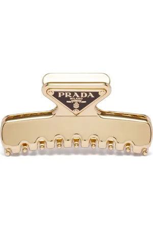 Prada Triangle-logo hair clip