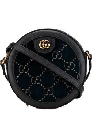 Gucci 2016-2024 GG Velvet Ophidia Round crossbody bag