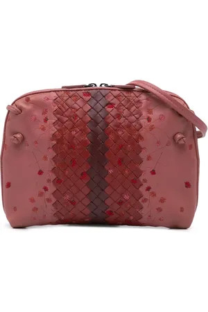 Bottega Veneta 2012-2024 Medium Intrecciato Trimmed Nappa Nodini crossbody bag