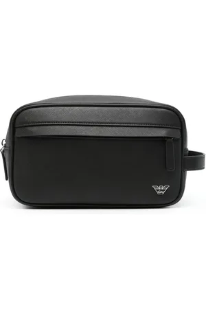 Emporio Armani Logo-plaque wash bag