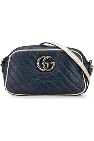 Gucci 2000-2015 Small Leather GG Marmont Torchon crossbody bag
