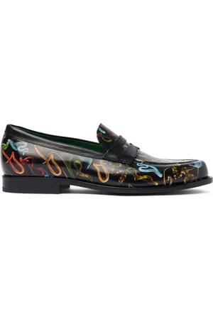 Scarosso Graphic-print loafers
