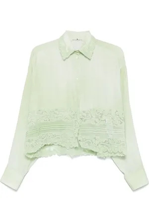 ERMANNO SCERVINO Lace-detailed shirt