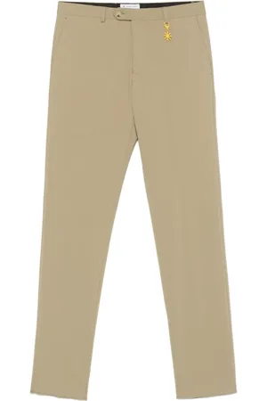 Manuel Ritz Logo-appliqu?? trousers