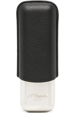 S.T. Dupont Grained-leather cigar case