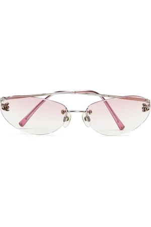 CHANEL 2000-2020 rimless sunglasses